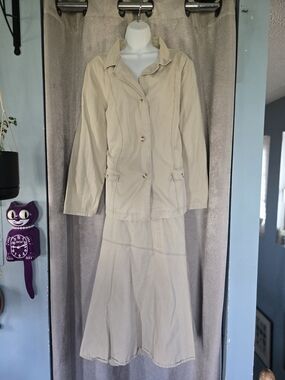 ⭐️Vintage Angela Safari Jacket And Skirt Set⭐️